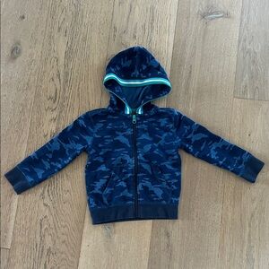 Joe Fresh Blue Camouflage Kids Hoodie